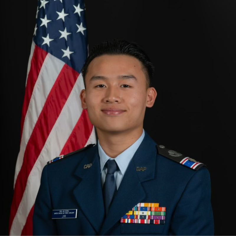 Mengwai Jim in Civil Air Patrol dress uniform