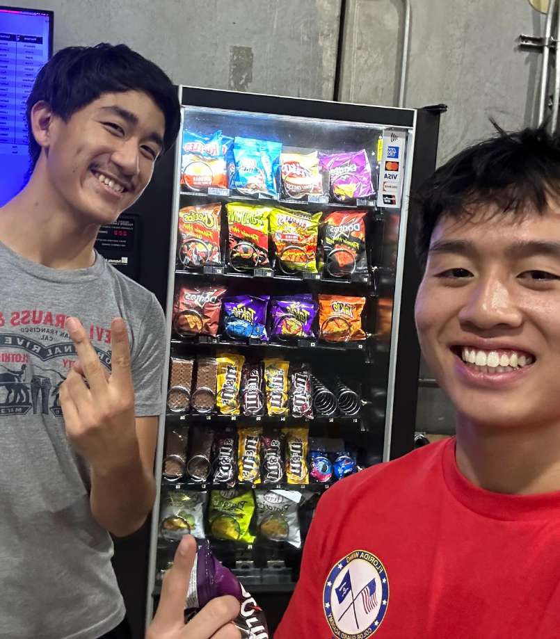 With the vending machine business